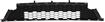 Bumper Grille, Rav4 16-17 Front Bumper Grille, Lower, Textured Dark Gray, Se Model, To 10-16, Replacement RT01530005