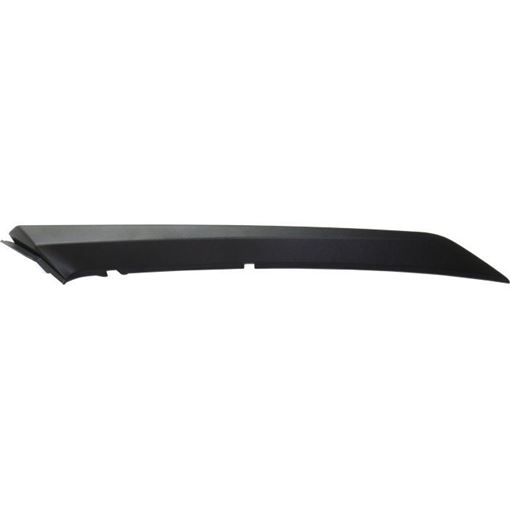 Toyota Front, Passenger Side, Upper Bumper Trim-Textured, Plastic, Replacement RT01610003