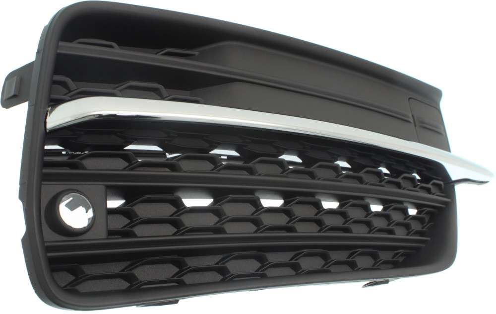 Volvo Passenger Side Bumper Grille-Textured Black Shell w/ Chrome ...