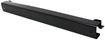 Rear Bumper Replacement Bumper-Painted Black, Steel, Replacement 10007