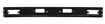 Front, Center Bumper Replacement Bumper-Painted Black, Steel, Replacement 3238