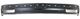 GMC, Chevrolet Front Bumper-Painted Black, Steel, Replacement 6940