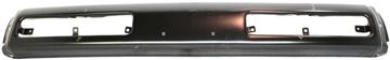 Nissan Front Bumper-Painted Black, Steel, Replacement 730