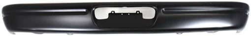 Rear Bumper Replacement Bumper-Painted Black, Steel, Replacement 7391