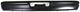 Rear Bumper Replacement Bumper-Painted Black, Steel, Replacement 7391