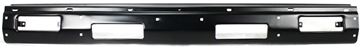 Bumper, Nissan Pickup/Pathfinder 86-92 Front Bumper, Black, W/Top Pad Holes, Replacement 758P