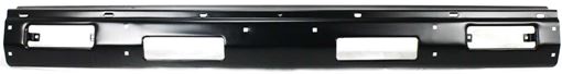 Bumper, Nissan Pickup/Pathfinder 86-92 Front Bumper, Black, W/Top Pad Holes, Replacement 758P