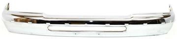 Ford Front Bumper-Chrome, Steel, Replacement 7817