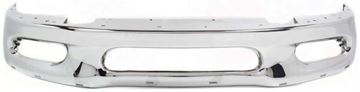 Ford Front Bumper-Chrome, Steel, Replacement 9841