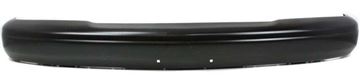 Chevrolet, GMC Front Bumper-Painted Black, Steel, Replacement 9887