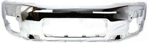 Nissan Front Bumper-Chrome, Steel, Replacement N010901
