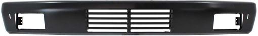 Mercedes Benz Front Bumper-Painted Black, Steel, Replacement REPBZ010304P