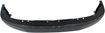 GMC, Chevrolet Front Bumper-Painted Black, Steel, Replacement REPC010102