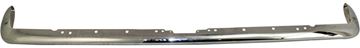Rear Bumper Replacement-Chrome, Steel, Replacement REPC760706