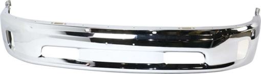 Bumper, Ram 1500 P/U 13-18 Front Bumper, Lower, Chrome, 2 Piece Bumper, W/ Fog Light Holes, W/O Pas Holes, All Cab Types, Replacement REPD010111