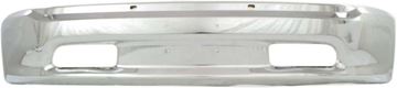 Front, Lower Bumper Replacement Bumper-Chrome, Steel, Replacement REPD010112