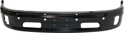 Front, Lower Bumper Replacement Bumper-Painted Black, Steel, Replacement REPD010113P