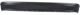 Rear Bumper Replacement Bumper-Painted Black, Steel, Replacement REPF760901P