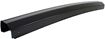 Rear Bumper Replacement Bumper-Painted Black, Steel, Replacement REPJ760301