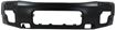 Nissan Front Bumper-Painted Black, Steel, Replacement REPN010112