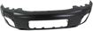 Nissan Front Bumper-Painted Black, Steel, Replacement REPN010112