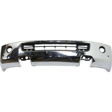 Nissan Front Bumper-Chrome, Steel, Replacement REPN010115