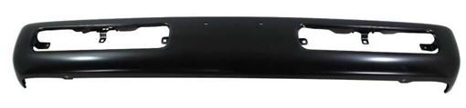 Nissan Front Bumper-Painted Black, Steel, Replacement REPN010501