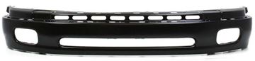 Front, Lower Bumper Replacement Bumper-Painted Black, Steel, Replacement TY9017