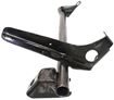 Toyota Front, Driver Side Bumper Bracket-Steel, Replacement 3117