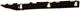 Hyundai Rear, Driver Side Bumper Bracketr Bracket-Steel, Replacement ARBH762702