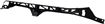 Mazda Front, Passenger Side Bumper Bracket-Steel, Replacement M013105