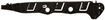 BMW Front, Passenger Side Bumper Bracket-Plastic, Replacement REPB013101