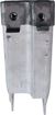 Chevrolet, Buick Front, Driver Side Bumper Bracket-Steel, Replacement REPB013106