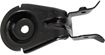 Front, Passenger Side Bumper Bracket-Steel, 23459716, GM1067196N
