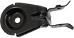 Chevrolet Front, Passenger Side Bumper Bracket-Steel, Replacement REPC013149