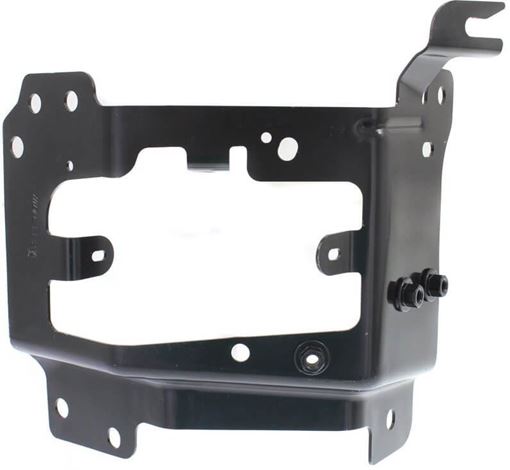 Chevrolet Front, Driver Side, Outer Bumper Bracket-Steel, Replacement REPC013156
