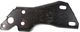 Chevrolet, GMC Rear, Passenger Side Bumper Bracketmper Bracket-Steel, Replacement REPC762703