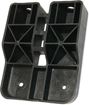 Chevrolet Rear, Driver Or Passenger Side Bumper Bracket-Plastic, Replacement REPC763103