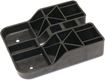 Chevrolet Rear, Driver Or Passenger Side Bumper Bracket-Plastic, Replacement REPC763103