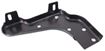 Dodge Front, Driver Side Bumper Bracket-Steel, Replacement REPD013106