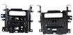 Bumper Bracket, Ram 1500 P/U 13-18 Front Bumper Bracket, Set Of 2, Steel, 2 Piece Bumper Type, All Cab Types, Replacement REPD019503