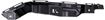 Ford Front, Driver Side Bumper Bracket-Plastic, Replacement REPF013140