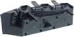 Ford Front, Driver Side Bumper Bracket-Plastic, Replacement REPF013170