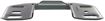 Lincoln, Ford Front, Driver Or Passenger Side Bumper Bracket-Steel, Replacement REPF013501