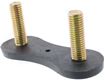 Lincoln, Ford Front, Driver Or Passenger Side Bumper Bracket-Steel, Replacement REPF013502