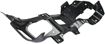GMC Front, Driver Side Bumper Bracket-Steel, Replacement REPG013114