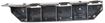 Honda Front, Passenger Side Bumper Bracket-Plastic, Replacement REPH013107