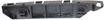 Honda Front, Passenger Side Bumper Bracket-Plastic, Replacement REPH013107