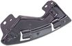 Hyundai Front, Passenger Side Bumper Bracket-Steel, Replacement REPH013109