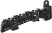 Honda Front, Passenger Side Bumper Bracket-Plastic, Replacement REPH013119